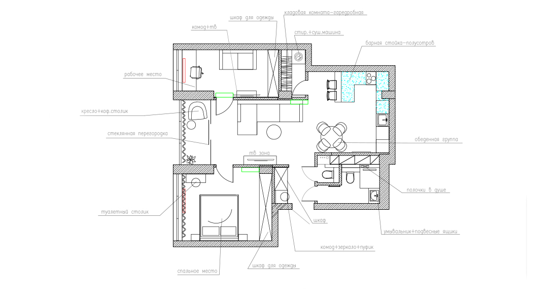 дизайн интерьера квартиры в Минске