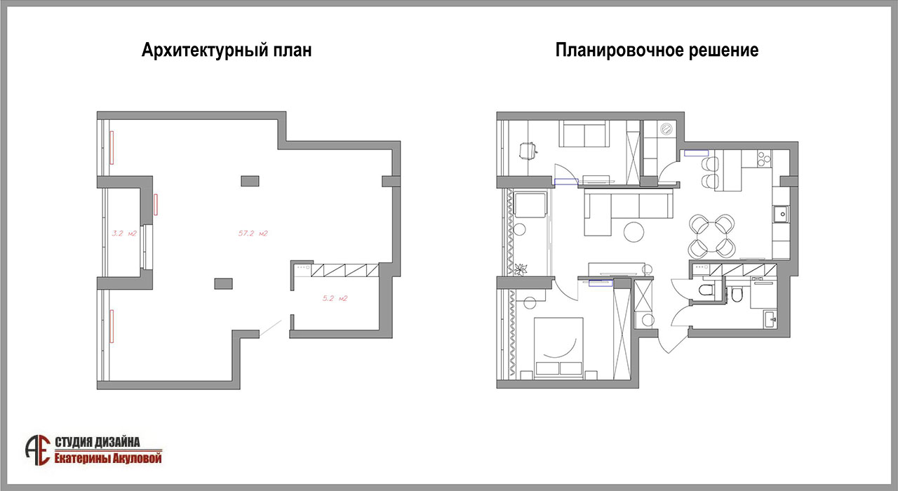 Дизайн интерьера трехкомнатной квартиры в доме Сочи ЖК Минск Мир